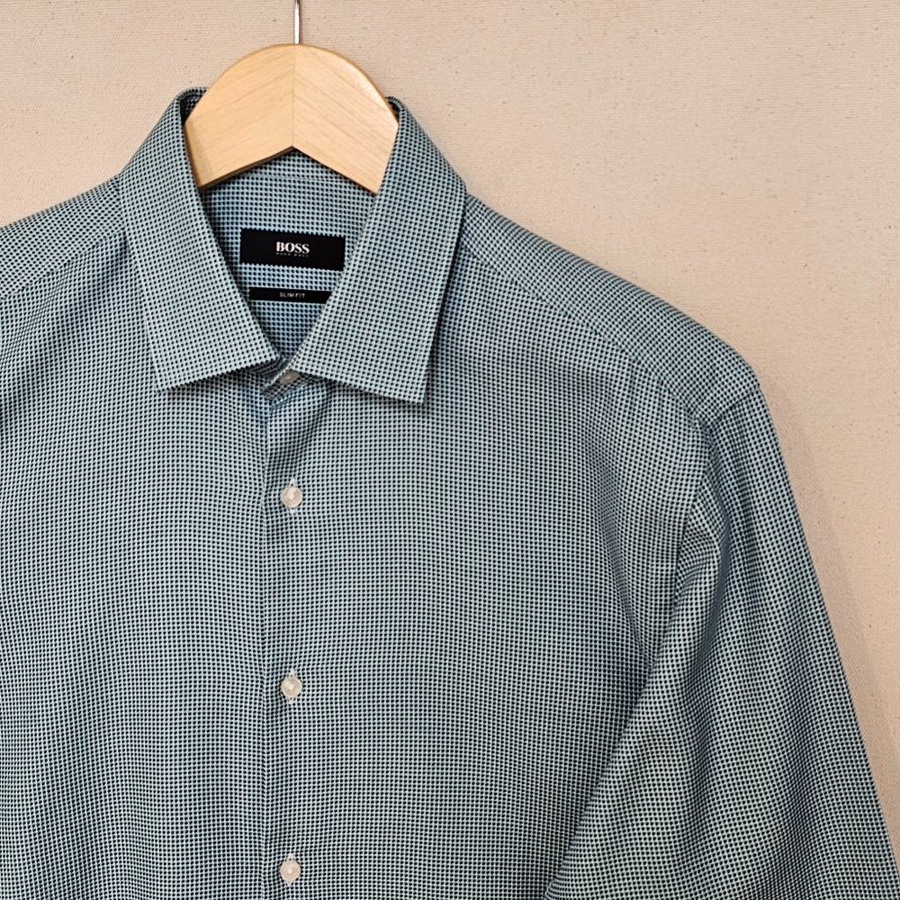 Hugo Boss Slim Fit Button Down 15.5
